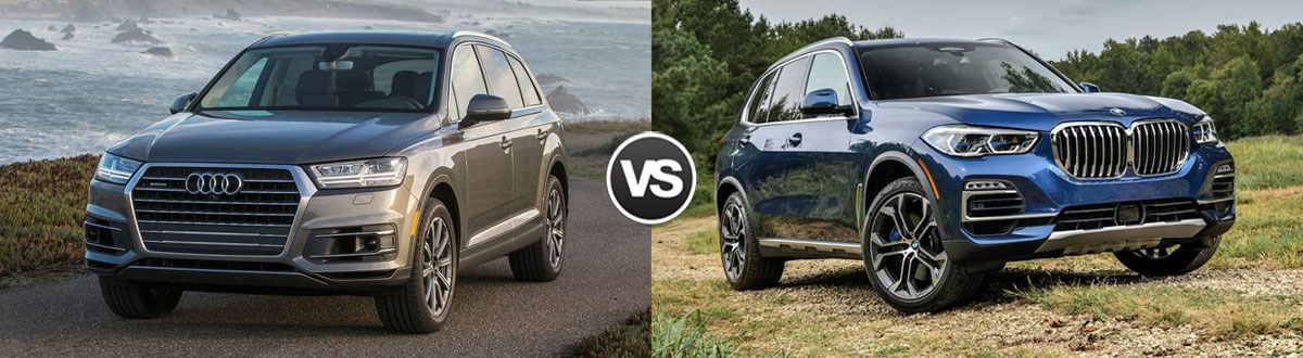 2019 Audi Q7 vs 2019 BMW X5