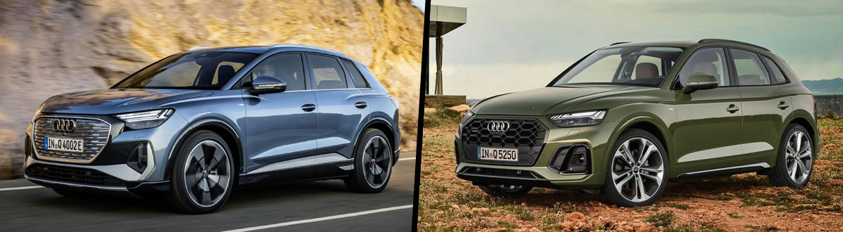 2022 Audi Q4 e-tron vs 2021 Audi Q5
