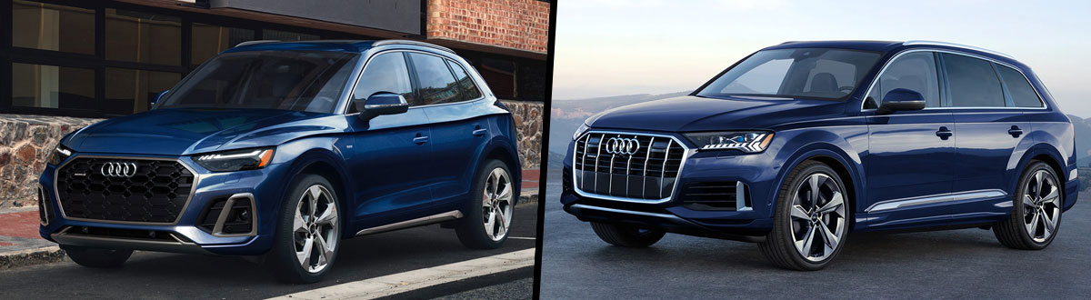 2022 Audi Q5 vs 2022 Audi Q7