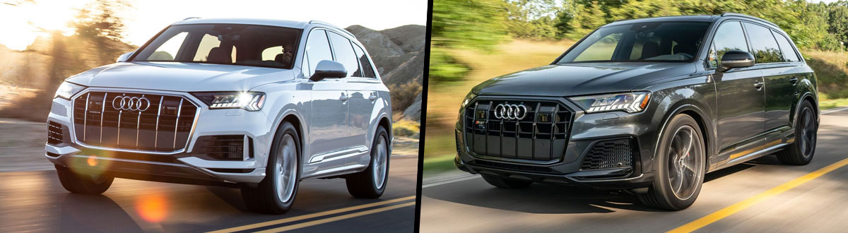 2022 Audi Q7 vs 2022 Audi SQ7