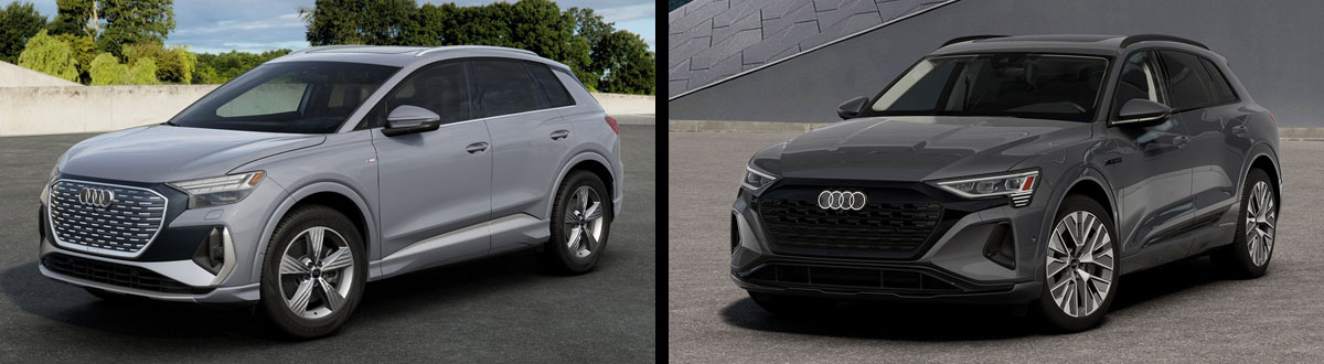 2024 Audi Q4 e-tron vs 2024 Audi Q8 e-tron