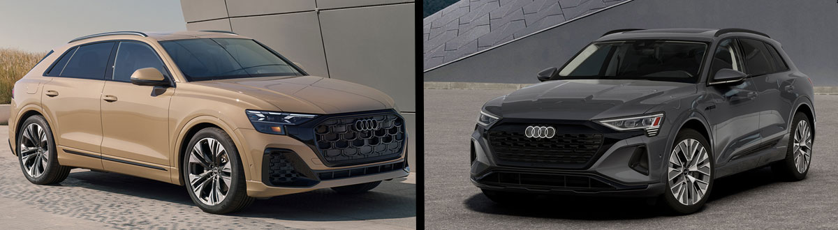 2024 Audi Q8 vs 2024 Audi Q8 e-tron