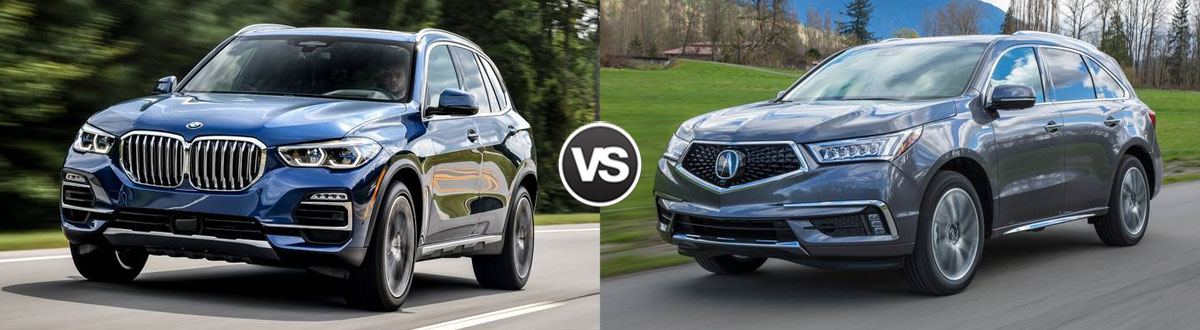 2020 BMW X5 vs 2020 Acura MDX