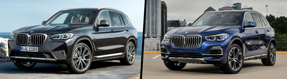 2022 BMW X3 vs 2022 BMW X5