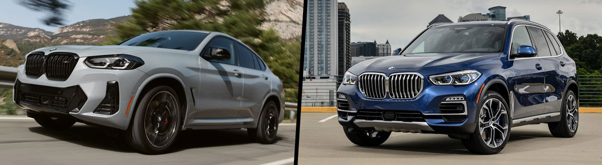 2022 BMW X4 vs 2022 BMW X5
