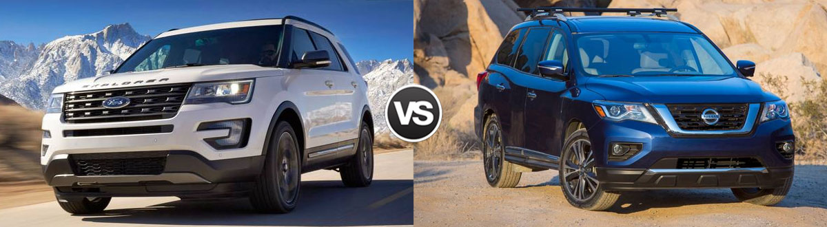 2019 Ford Explorer vs 2019 Nissan Pathfinder