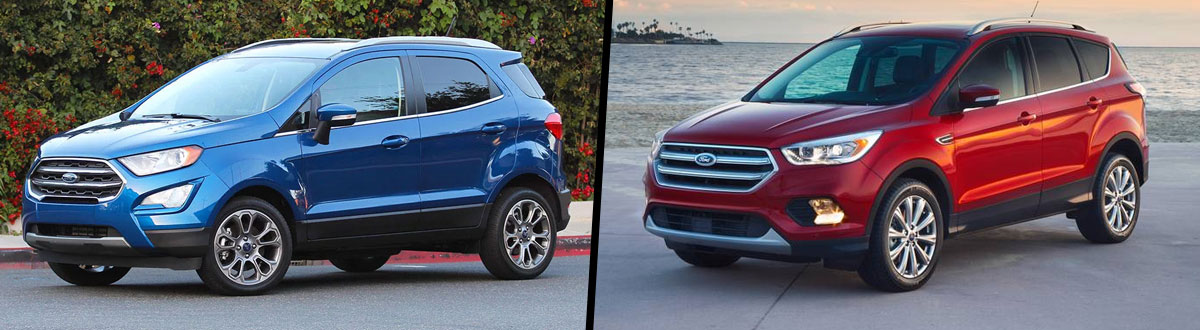 2019 Ford EcoSport vs 2019 Ford Escape