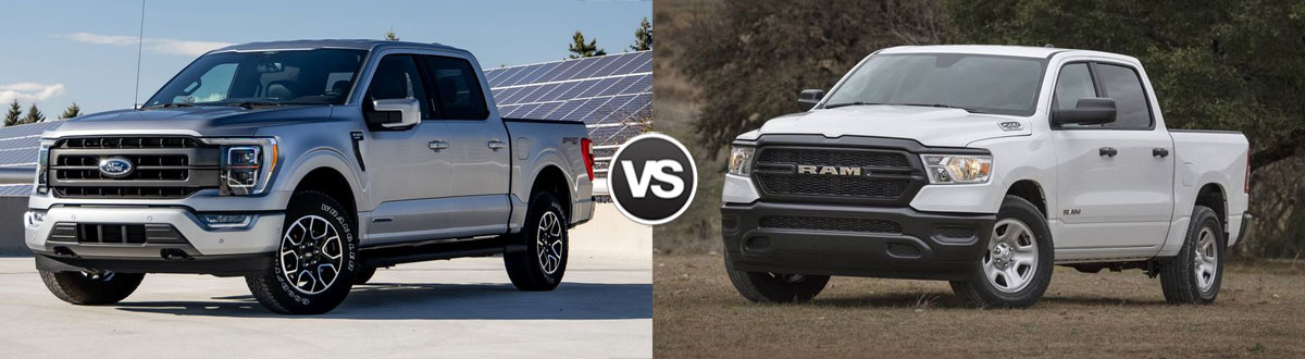 2021 Ford F-150 vs 2021 RAM 1500