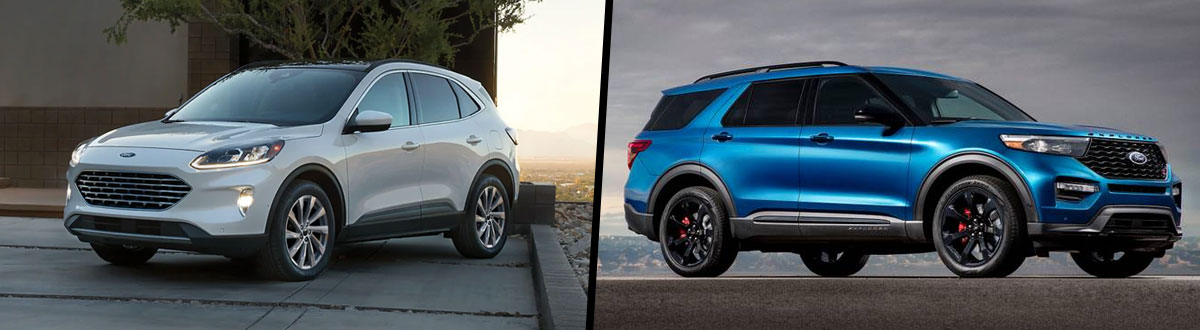 2021 Ford Escape vs 2021 Ford Explorer