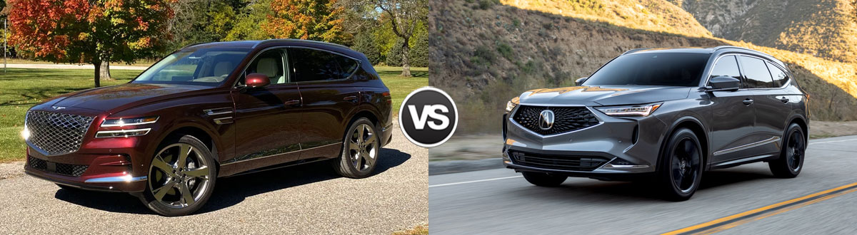 2021 Genesis GV80 vs 2022 Acura MDX