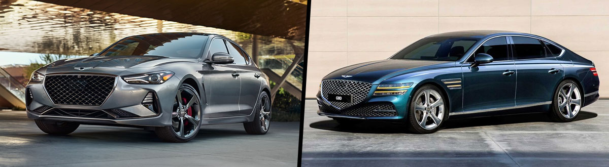 2021 Genesis G70 vs 2021 Genesis G80
