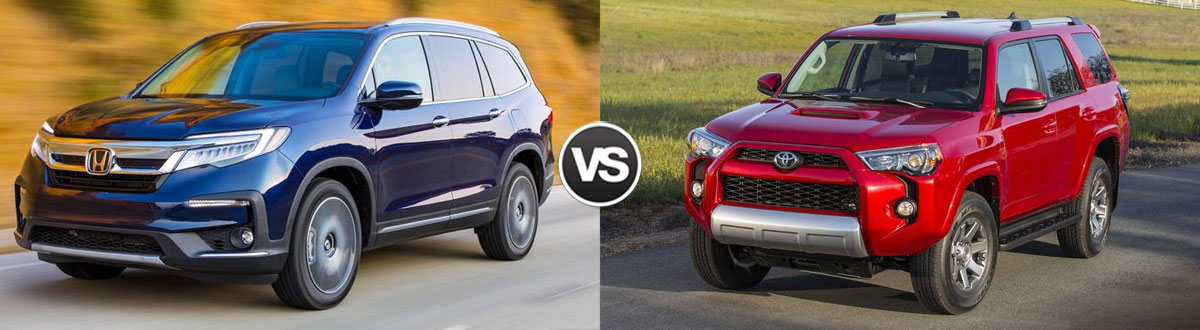 2020 Honda Pilot vs 2020 Toyota 4Runner