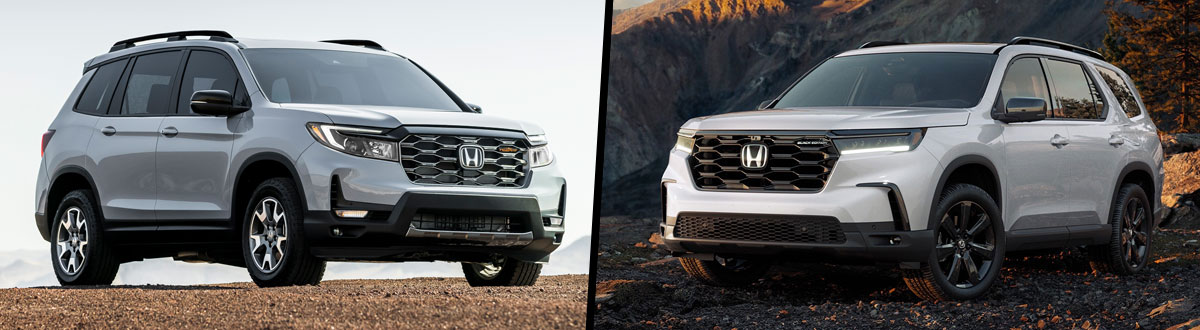 2025 Honda Passport vs 2025 Honda Pilot