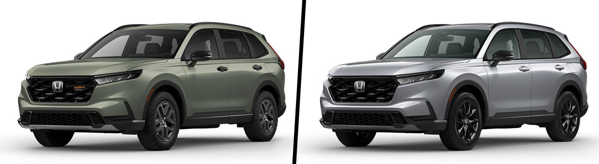 2026 Honda CR-V TrailSport Hybrid vs 2026 Honda CR-V Sport-L Hybrid