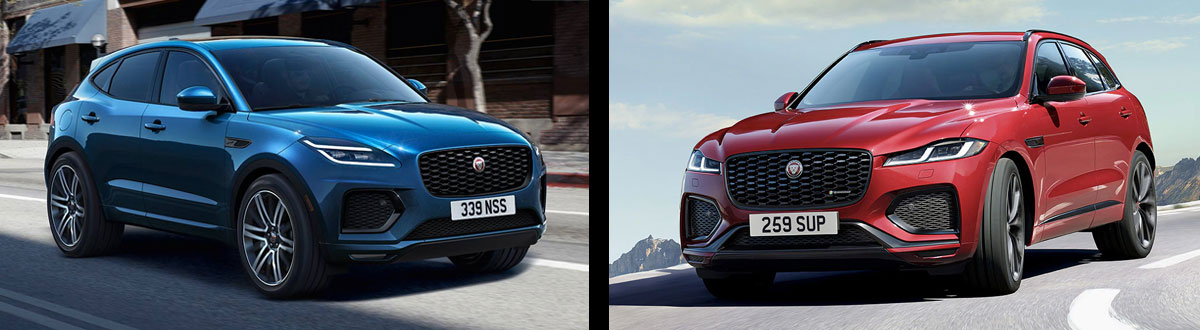 2021 Jaguar E-PACE vs 2021 Jaguar F-PACE