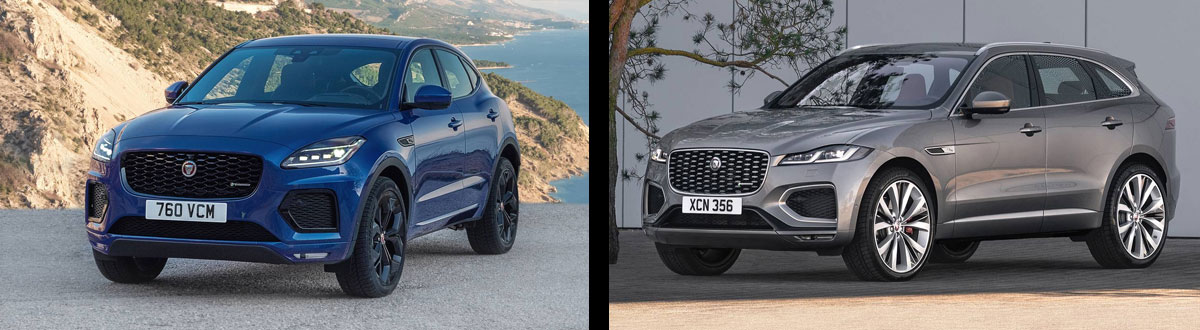 2022 Jaguar E-PACE vs 2022 Jaguar F-PACE