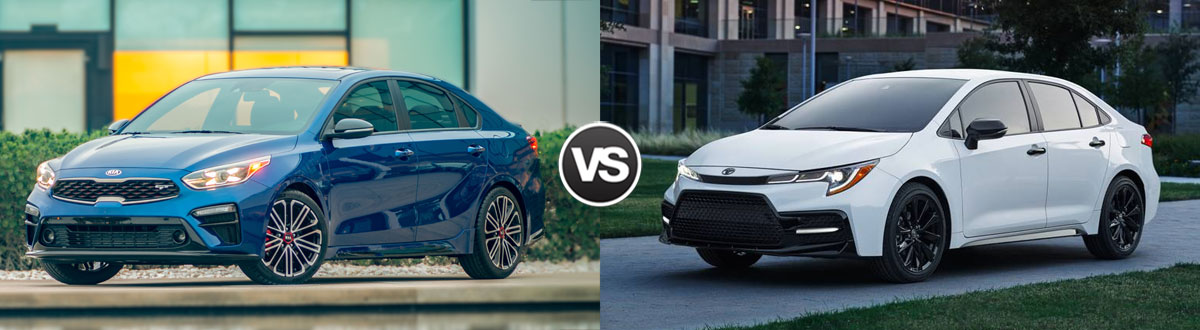 2021 Kia Forte vs 2021 Toyota Corolla