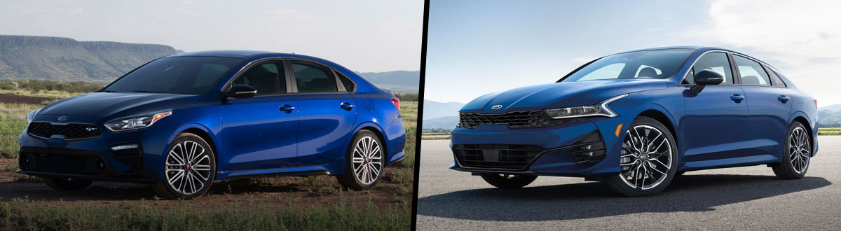 2021 Kia Forte vs 2021 Kia K5