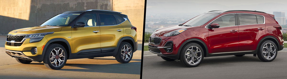 2021 Kia Seltos vs 2021 Kia Sportage