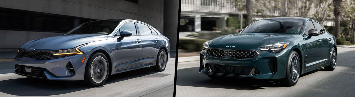 2023 Kia K5 vs 2023 Kia Stinger