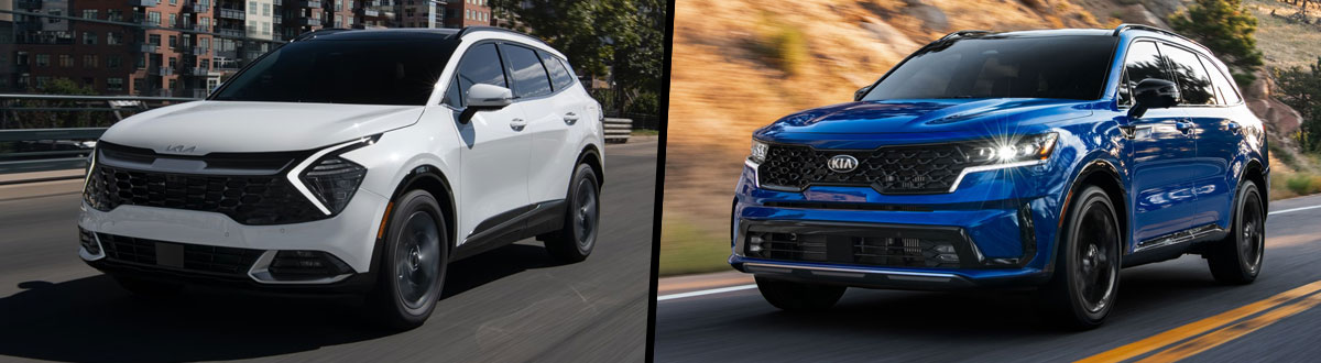 2023 Kia Sportage vs 2023 Kia Sorento