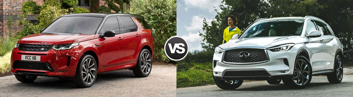 2020 Land Rover Discovery Sport vs 2020 INFINITI QX50