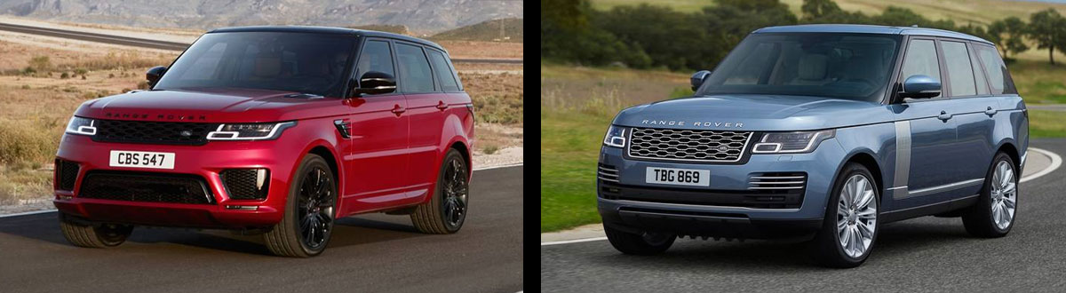 2020 Range Rover Sport vs 2020 Range Rover