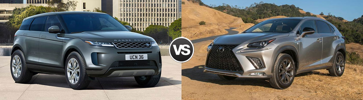 2021 Range Rover Evoque vs 2021 Lexus NX