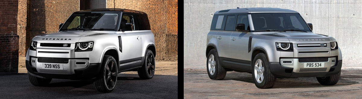 2023 Defender 90 vs 2023 Defender 110