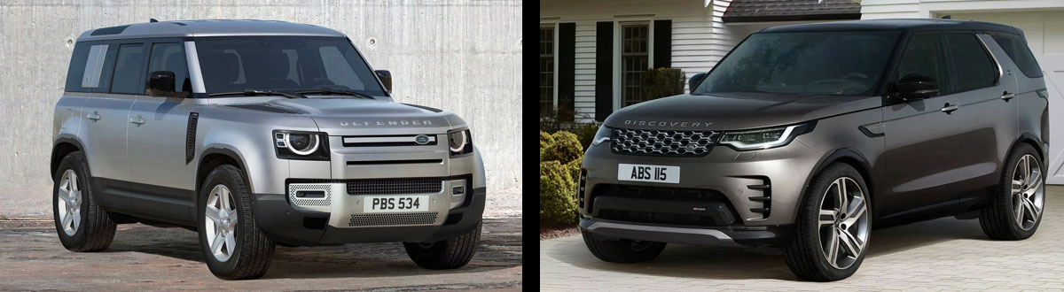 2023 Land Rover Defender vs 2023 Land Rover Discovery