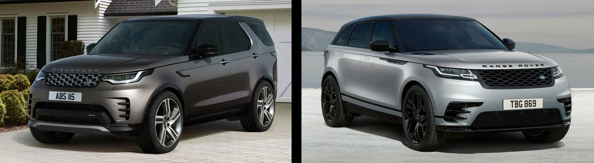 2023 Land Rover Discovery vs 2023 Range Rover Velar