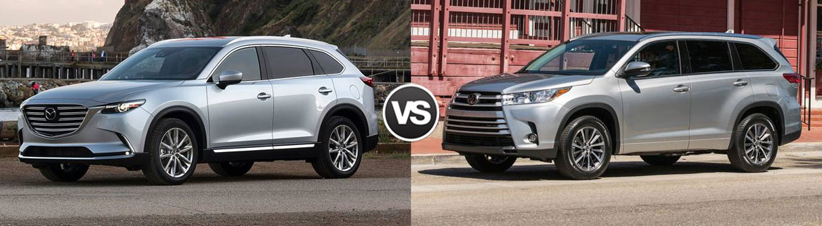 2019 Mazda CX-9 vs 2019 Toyota Highlander