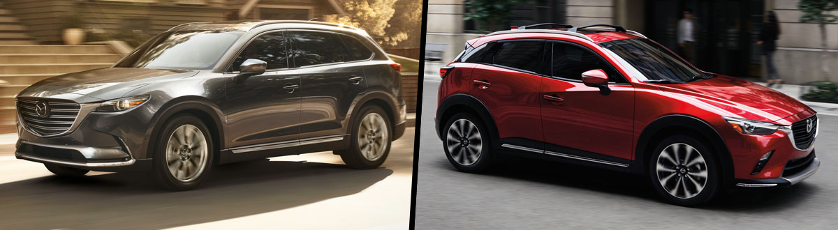 2019 Mazda CX-9 vs 2019 Mazda CX-3