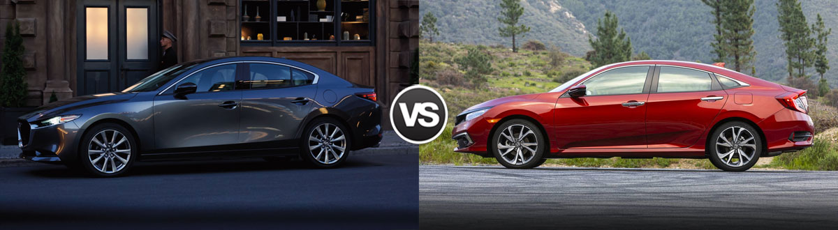 2020 MAZDA3 vs 2020 Honda Civic