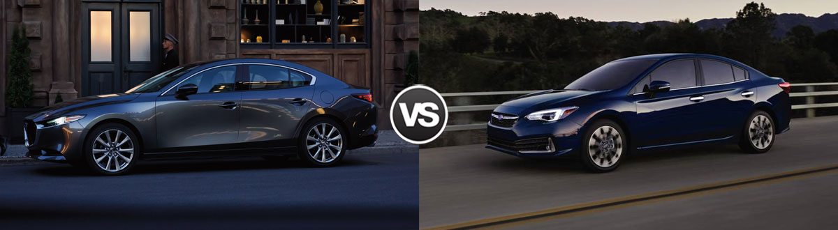 2020 MAZDA3 vs 2020 Subaru Impreza