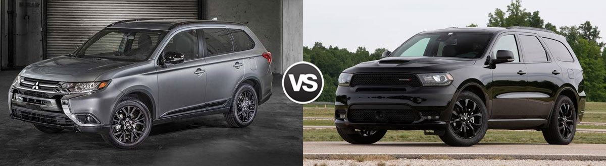2020 Mitsubishi Outlander vs 2020 Dodge Durango