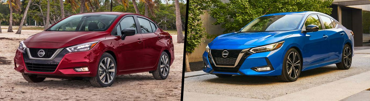 2020 Nissan Versa vs 2020 Nissan Sentra