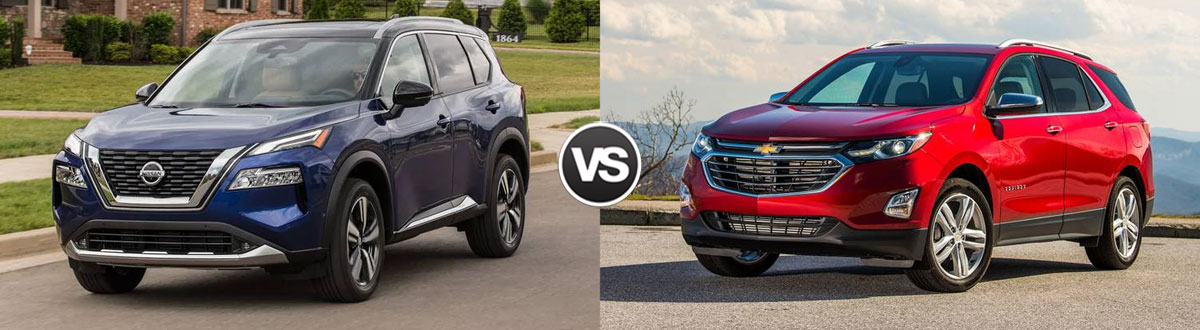 2021 Nissan Rogue vs 2021 Chevy Equinox