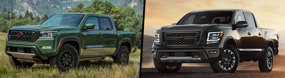 2022 Nissan Frontier vs 2022 Nissan Titan