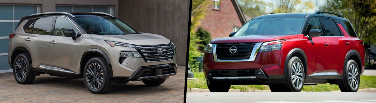 2025 Nissan Rogue vs 2025 Nissan Pathfinder