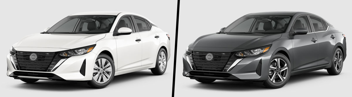 2025 Nissan Sentra S vs 2025 Nissan Sentra SV