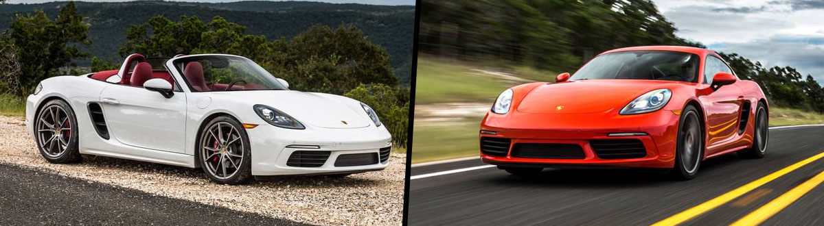 2019 Porsche 718 Boxster vs 2019 Porsche 718 Cayman