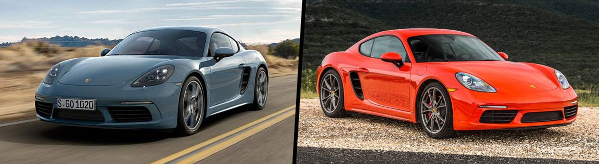 2019 Porsche 718 Cayman vs 2019 Porsche 718 Cayman S
