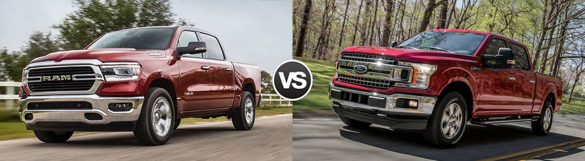 2020 RAM 1500 Big Horn Crew Cab vs 2020 Ford F-150 SuperCrew XLT