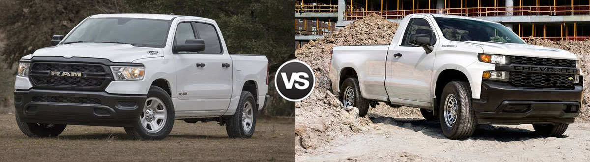 2020 RAM 1500 vs 2020 Chevrolet Silverado