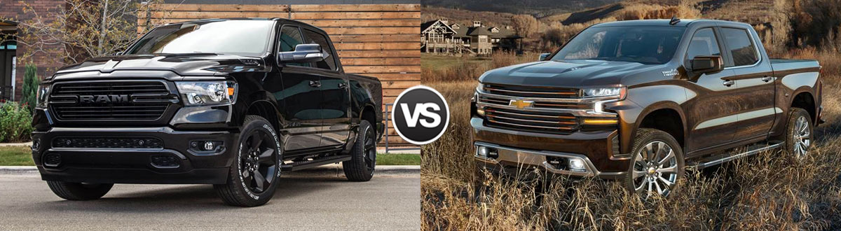 2021 RAM 1500 vs 2021 Chevy Silverado