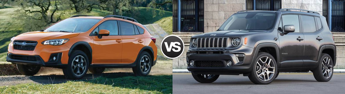 2020 Subaru Crosstrek vs 2020 Jeep Renegade
