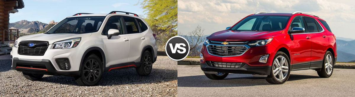 2020 Subaru Forester vs 2020 Chevy Equinox