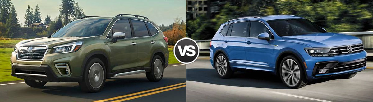 2021 Subaru Forester vs 2021 Volkswagen Tiguan