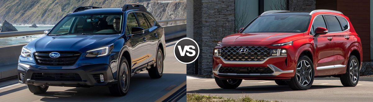 2021 Subaru Outback vs 2021 Hyundai Santa Fe